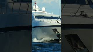 Slow entrance by Mangusta Yacht What could they be talking about [upl. by Edaj243]