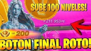 ROTISIMO BOTON FINAL SUBE 7 NIVELES TEMPORADA 4 COMO SUBIR RAPIDO DE NIVEL EN FORTNITE MAPA XP BUG [upl. by Htebazie]