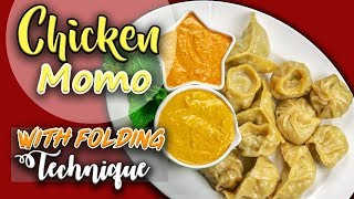 Nepali chicken MOMO  Dumplings  How to make MOMO  Chicken Momo Recipe Nepali Style [upl. by Nysilla]