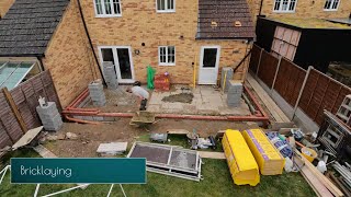 Home Extension 2021  Entire Build Time Lapse [upl. by Barber]