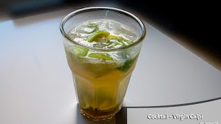 Cocktail zubereiten leicht gemacht  Virgin Caipi alkoholfrei [upl. by Acinorahs]