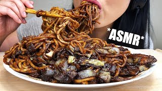 ASMR BEST Jjajangmyeon Korean Black Bean Noodles  자장면 짜장면  aka Jajangmyeon  ASMR Phan [upl. by Nywra797]