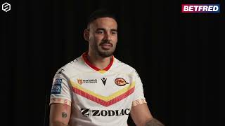 Betfred Super League 2023  Tyrone May interview  Catalans Dragons  RugbyLeague [upl. by Philipps]