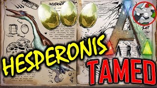 ARK 500 Dino Xp Boost HESPERORNIS  TAMED Creature Spotlight [upl. by Ffoeg116]