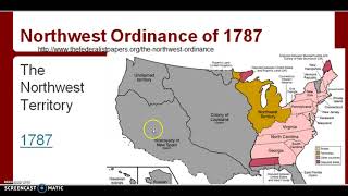 Northwest Ordinance of 1787 Notes [upl. by Havener]