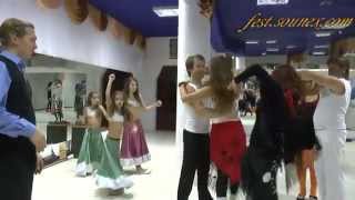 Ukraine Ethno Dance Fest Spanish dance lesson in Chernihiv 2014 [upl. by Nauquf9]