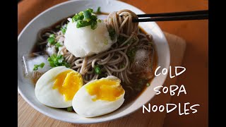 Cold soba buckwheat noodles recipe for hot summer days [upl. by Otilopih]