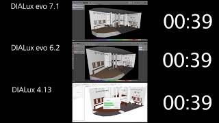 Speed test DIALux evo vs DIALux 4 [upl. by Ogata]