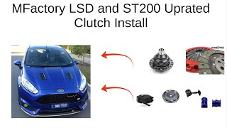 MFactory LSD and ST200 Uprated Clutch Install [upl. by Alyose]