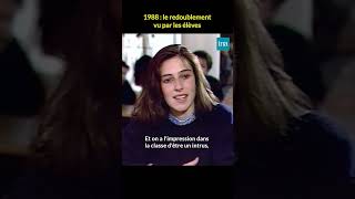 Le redoublement vu par les élèves en 1988 🤓 INA shorts [upl. by Paula697]