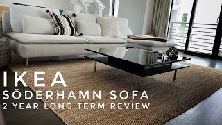 IKEA Söderhamn Sofa Review 2 YEAR LONG TERM [upl. by Haseefan609]