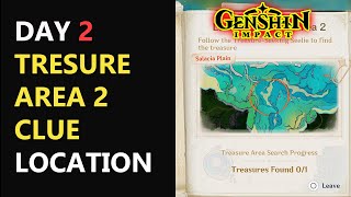 Salacia Plain  Treasure Area 2 Guide Lost Riches Event Day 2 Genshin Impact [upl. by Darum]