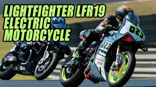 Racing The Lightfighter LFR19 Electric Motorcycle [upl. by Eda227]