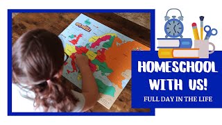 Homeschool With Us Full Day in the Life [upl. by Ahsinrad90]