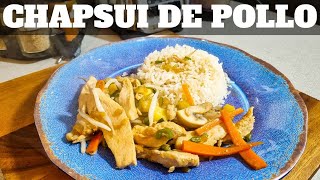 CHAPSUI de POLLO 🍗 🍜🇨🇳  Chop suey  Receta China al WOK 🍳  William Priets [upl. by Battista591]