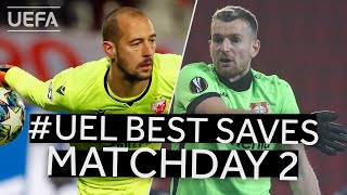 BORJAN HRADECKY UEL Best Saves Matchday 2 [upl. by Halle538]