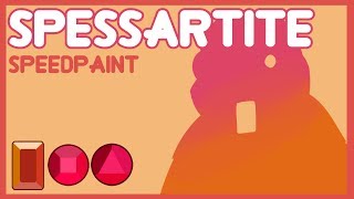 Spessartite Garnet  HessoniteGarnet Fusion  SPEEDPAINT [upl. by Antonio749]