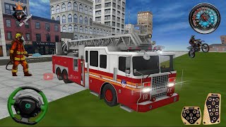 Real Fire Truck 3D Simulator Android Gameplay  Fireman Firefighter Trucks Rescue Games 2025 [upl. by Sheryl]