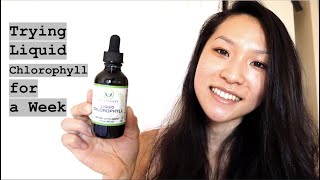 Chlorophyll Water BEFORE and AFTER  Drinking Liquid Chlorophyll For a Week BEST RESULTS amp BENEFITS [upl. by Ignacio734]