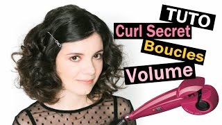 TUTO COIFFURE Des boucles avec le Curl Secret de Babyliss [upl. by Ennairej]