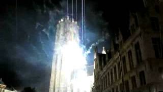 Mechelen Grote markt Vuurwerk 110711 [upl. by Naitsirhc]