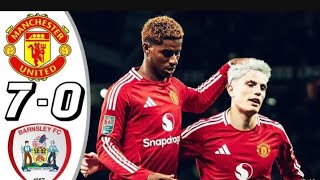 MANCHESTER UNITED VS BARNSLEY 70 CARABAO CUP HIGHLIGHTS football carabaocup barnsley [upl. by Isnam]