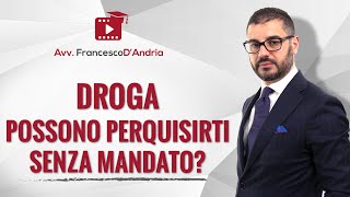 Droga possono perquisirti senza mandato [upl. by Canica]