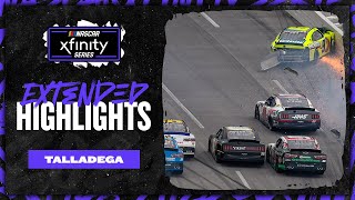 A Talladega Love story  NASCAR Xfinity Series Extended Highlights [upl. by Fanchan]