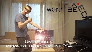 PS4  Unboxing i pierwsze uruchomienie PL  Edycja gracza 2 pady  kamera  Killzone [upl. by Ibbie510]