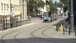 Tramwaje na rozjazdach 1  MPK Wrocław [upl. by Om]