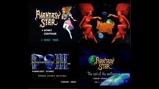 Battle of the Ages  Every battle theme  Phantasy Star Classic series [upl. by Keeryt929]