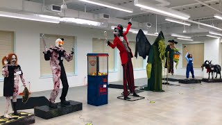 Party City Halloween 2024 ANIMATRONICS in ACTION [upl. by Ltihcox977]