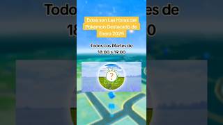 Horas del Pokemon destacado de enero youtube pokemongo viral video youtubeshorts shorts [upl. by Anaujit]