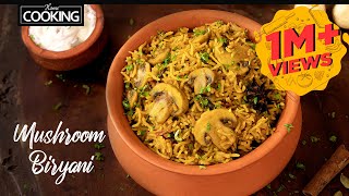 Mushroom Biryani  Mushroom Pulao  Kalan Biryani  Mushroom Recipes  Rice Recipes  Lunch Recipes [upl. by Icam]