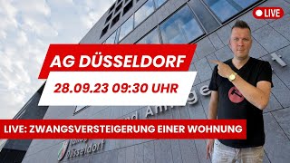 Zwangsversteigerung live vom Amtsgericht Düsseldorf am 28092023 um 0930 Uhr [upl. by Ermeena]