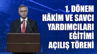 AKADEMİ BAŞKANI ÖZDEMİR 1 DÖNEM HÂKİM VE SAVCI YARDIMCILARI EĞİTİMİ AÇILIŞ TÖRENİNDE KONUŞTU [upl. by Watkins]