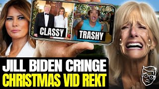 Internet DESTROYS Jill Bidens Mentally Ill CRINGE Christmas Video  Like Hunger Games on Acid 🔥 [upl. by Ennalyrehc985]