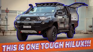 Toyota Hilux Rugged X Tray and Canopy Walkaround  GCI Traytec [upl. by Caralie]