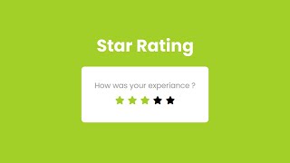 How to Create Star Rating in HTML CSS amp JavaScript [upl. by Imotas]