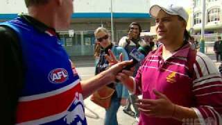 The Footy Show  Street Talk quotI Love Footscrayquot 030909 [upl. by Valentine564]