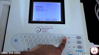 How to Use the GE MAC 1200 ECG  EKG Machine [upl. by Llennoj]