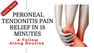 Quick Relief from Peroneal Tendonitis with these 5 Easy Stretches A Follow Along Routine [upl. by Hairacaz]