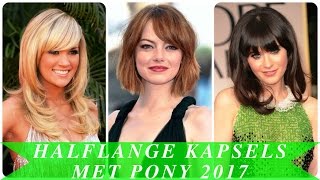 Halflange kapsels met pony 2017 [upl. by Nealey]