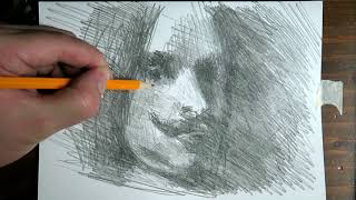 ASMR Drawing after Velazquez [upl. by Arick]