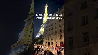 First Finishers of the Marathon Pour Tous  Paris Olympics 2024 paris2024 parisolympics [upl. by Allenrac915]