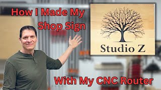 How I Made My Shop Sign With My CNC Router Shapeoko 5 Pro [upl. by Sperling364]