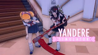 Genocide Ending with Scythe  202X Mode  Yandere Simulator Demo [upl. by Llenad619]