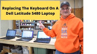 Dell Latitude 5480 Laptop Keyboard Replacement [upl. by Eentroc]