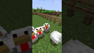 los pollos no corren minecraft shorts [upl. by Acinomad]