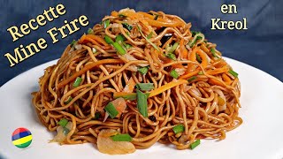 Recette Mine Frite Mauricienne en Kreol  Chow Mein Veg [upl. by Ernst]